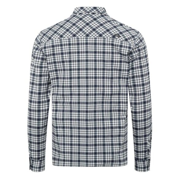 Lacoste Men’s Pebble Rock Gray Plaid Button Down Circle Shirt 20668 - Picture 3 of 10